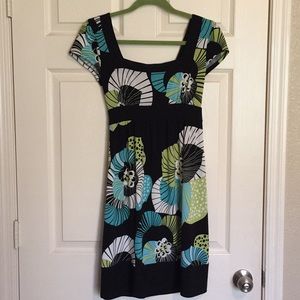 {Wrapper} Floral patterned dress